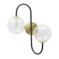 LAMPA ŚCIENNA IRON BLACK 36X24X45 cm